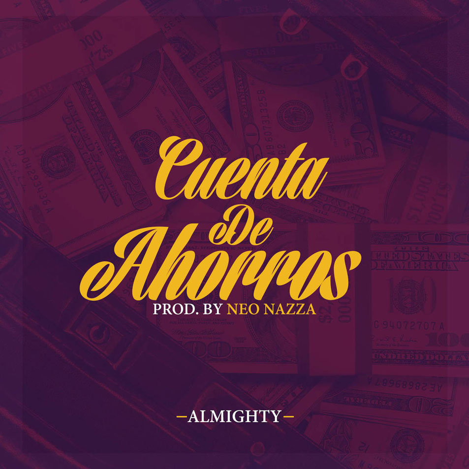 Cartula Frontal de Almighty - Cuenta De Ahorros (Cd Single)