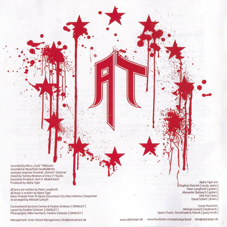 Car�tula Interior Frontal de Alpha Tiger - Identity