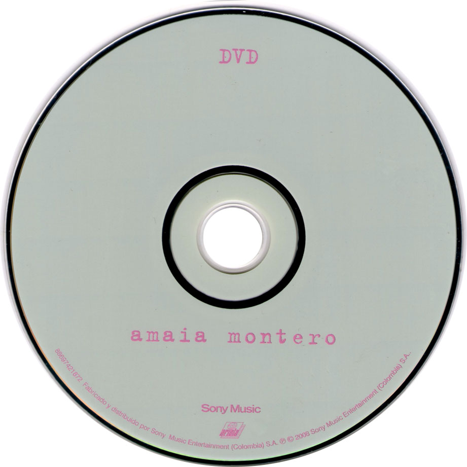 Cartula Dvd de Amaia Montero - Amaia Montero (Edicion Especial)