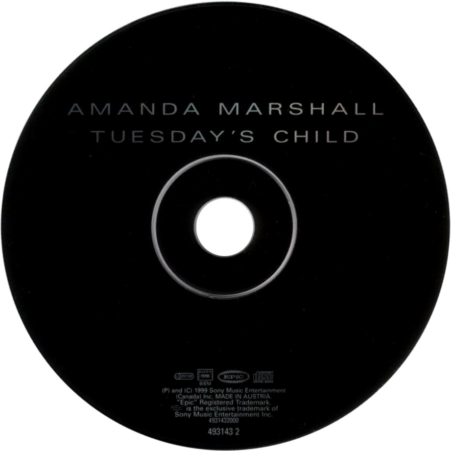 Cartula Cd de Amanda Marshall - Tuesday's Child