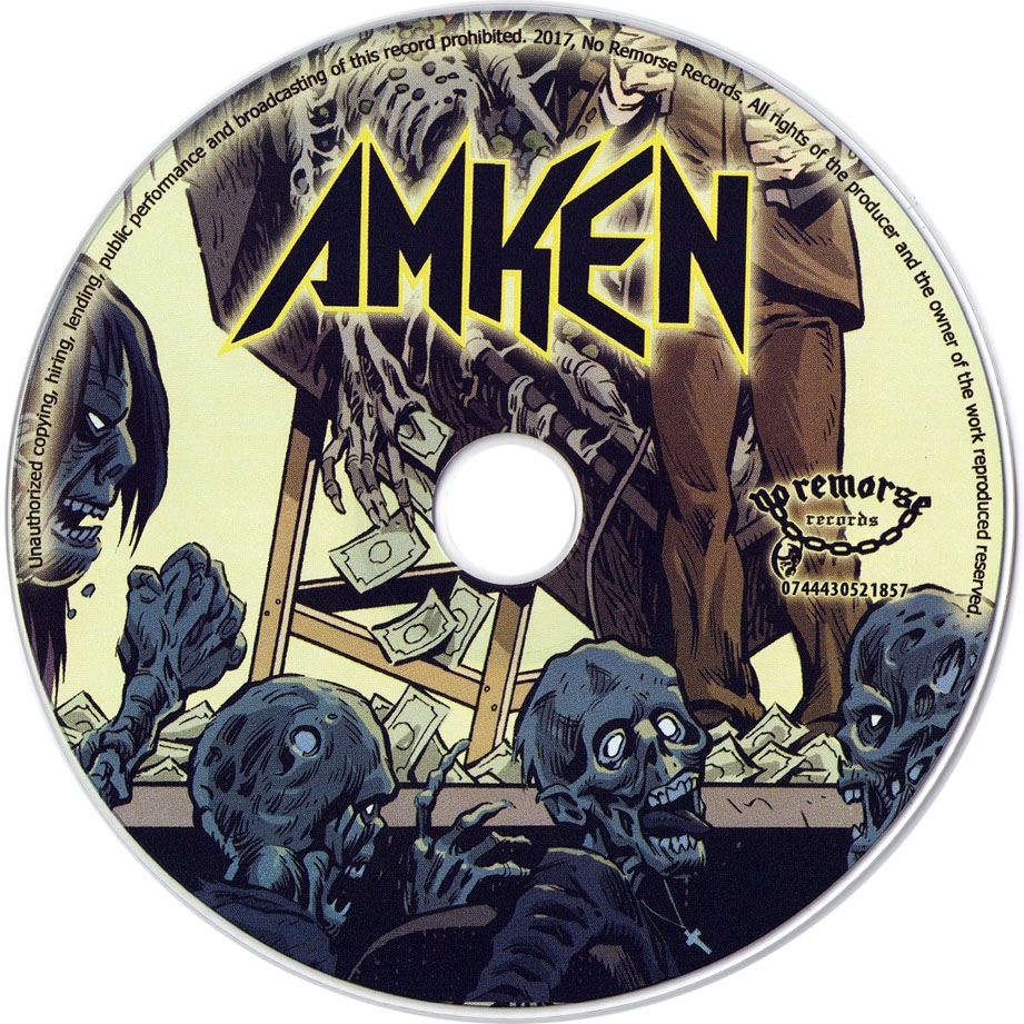 Cartula Cd de Amken - Theater Of The Absurd