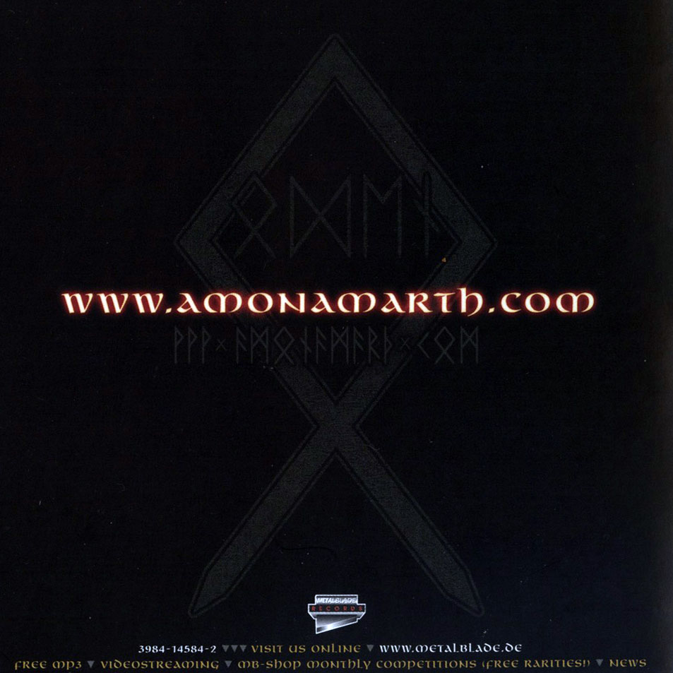 Cartula Interior Frontal de Amon Amarth - With Oden On Our Side (Limited Edition)