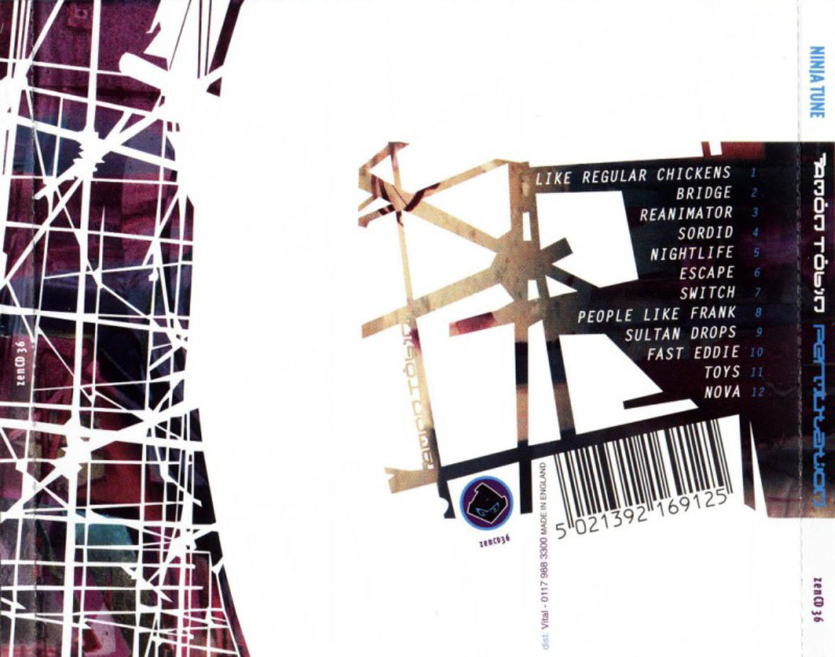 Cartula Trasera de Amon Tobin - Permutation