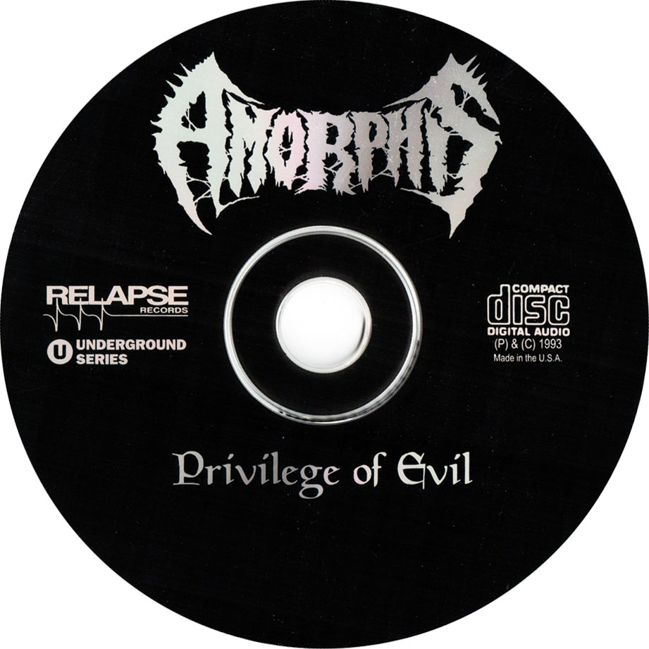 Cartula Cd de Amorphis - Privilege Of Evil (Ep)