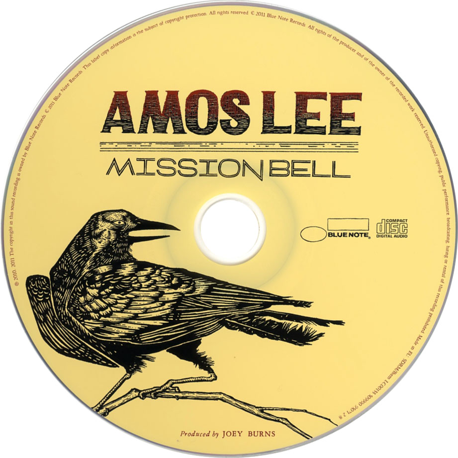 Cartula Cd de Amos Lee - Mission Bell