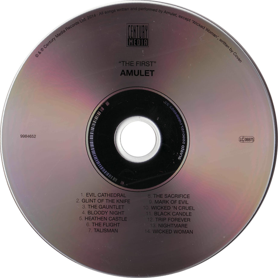 Cartula Cd de Amulet - The First