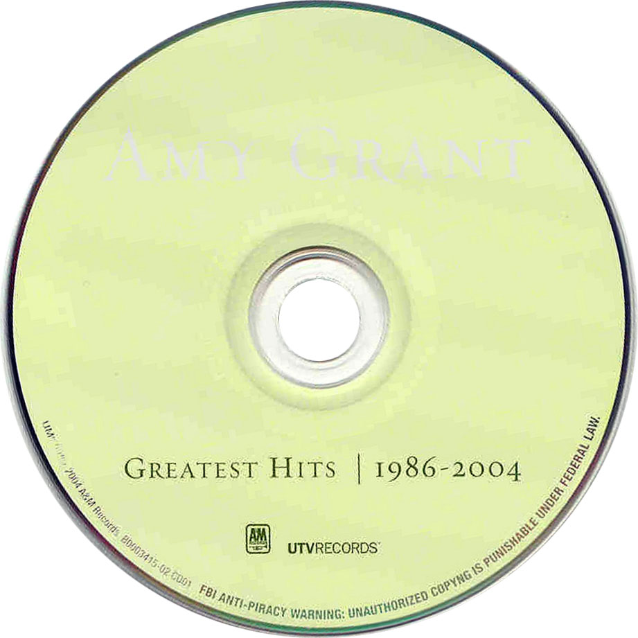 Cartula Cd de Amy Grant - Greatest Hits (1986-2004)