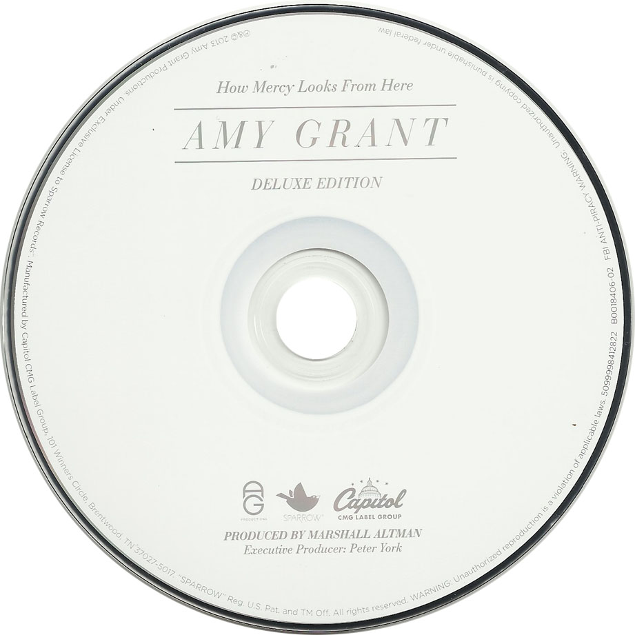 Cartula Cd de Amy Grant - How Mercy Looks From Here (Deluxe Edition)