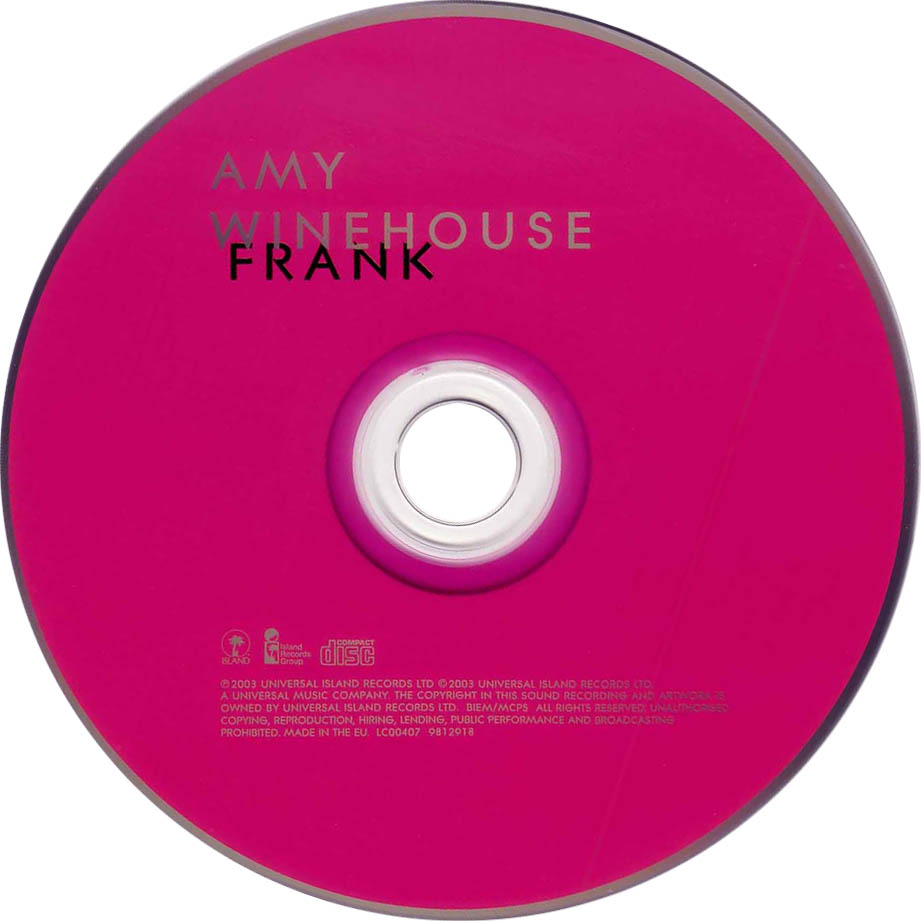 Cartula Cd de Amy Winehouse - Frank