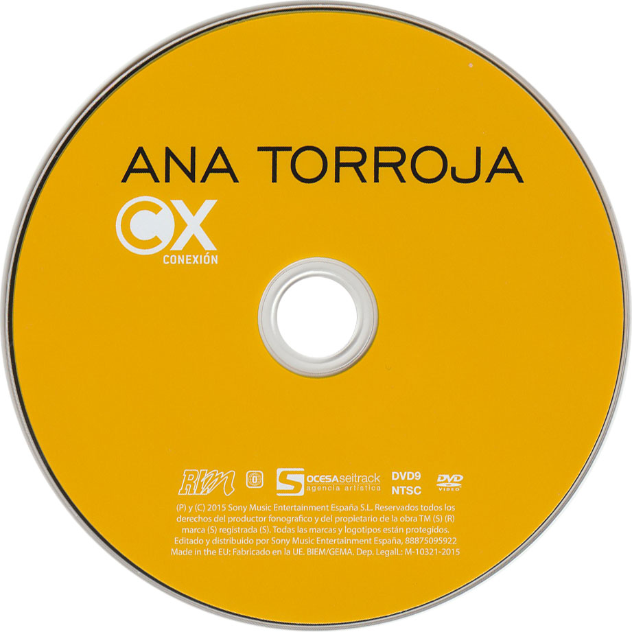 Cartula Dvd de Ana Torroja - Conexion