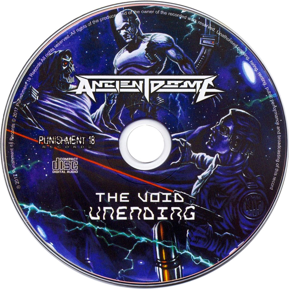 Cartula Cd de Ancient Dome - The Void Unending