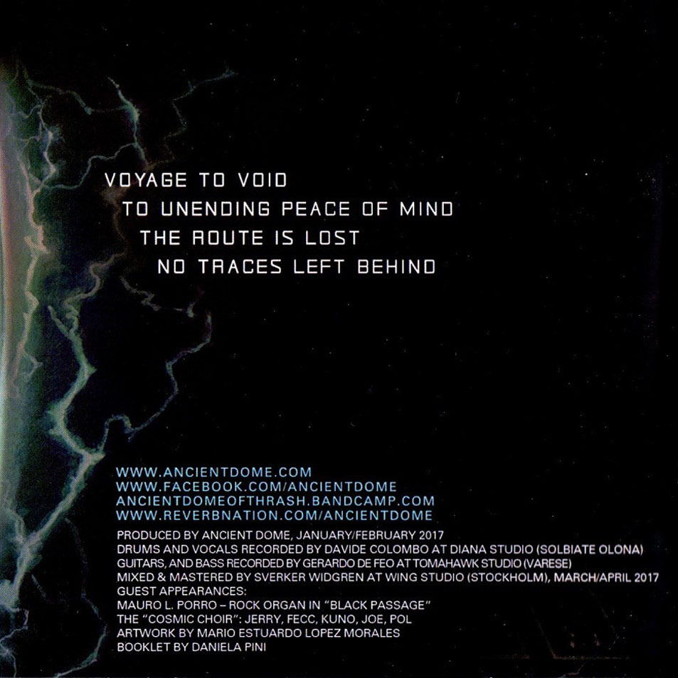 Cartula Interior Frontal de Ancient Dome - The Void Unending