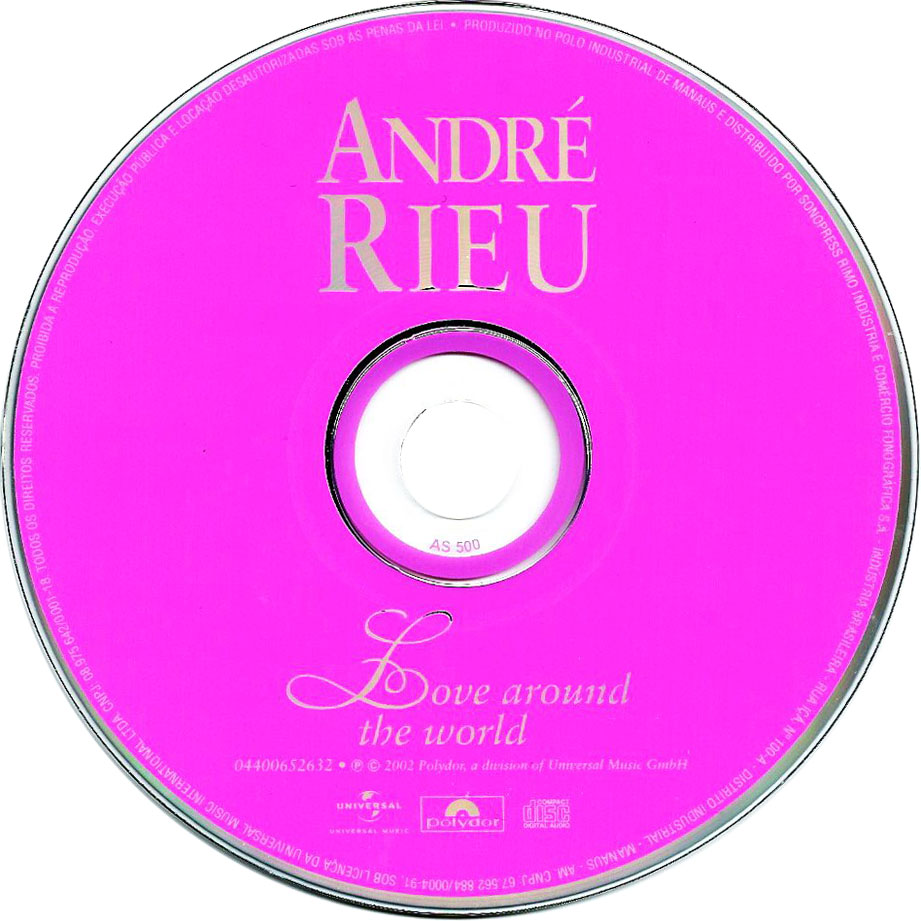 Cartula Cd de Andre Rieu - Love Around The World