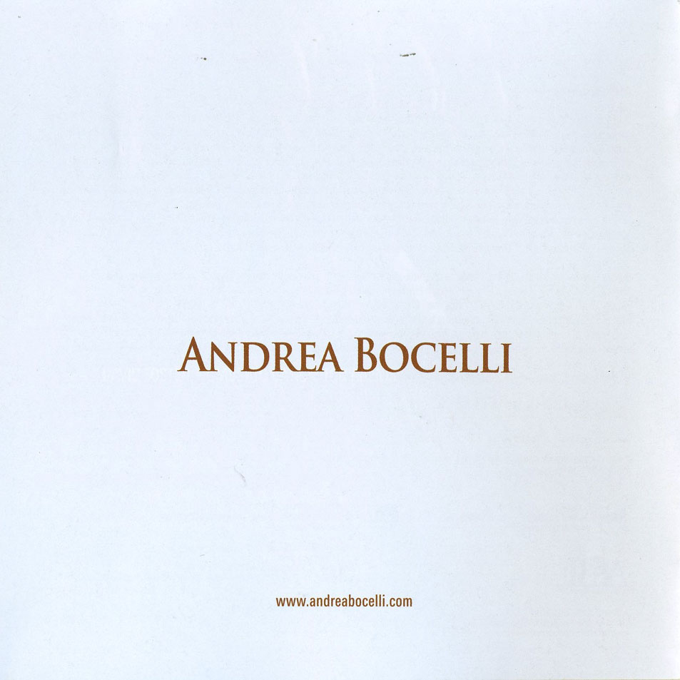 Cartula Interior Frontal de Andrea Bocelli - Cinema (Deluxe Edition)