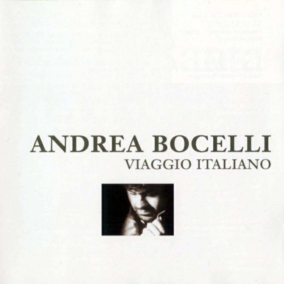 Cartula Frontal de Andrea Bocelli - Viaggio Italiano