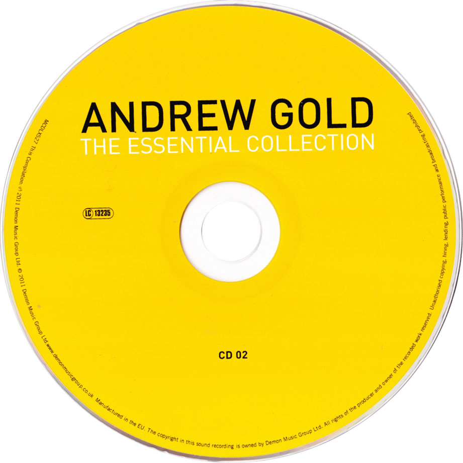 Cartula Cd2 de Andrew Gold - The Essential Collection
