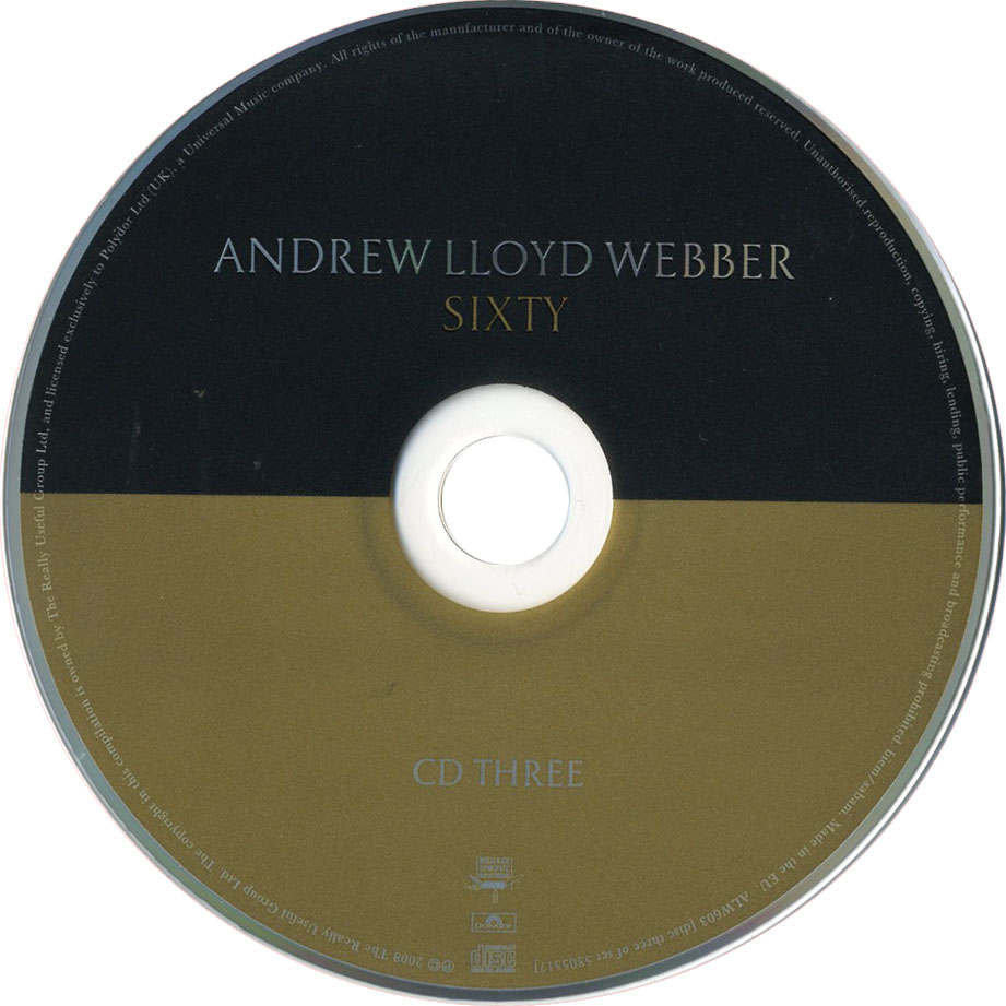 Cartula Cd3 de Andrew Lloyd Webber - 60
