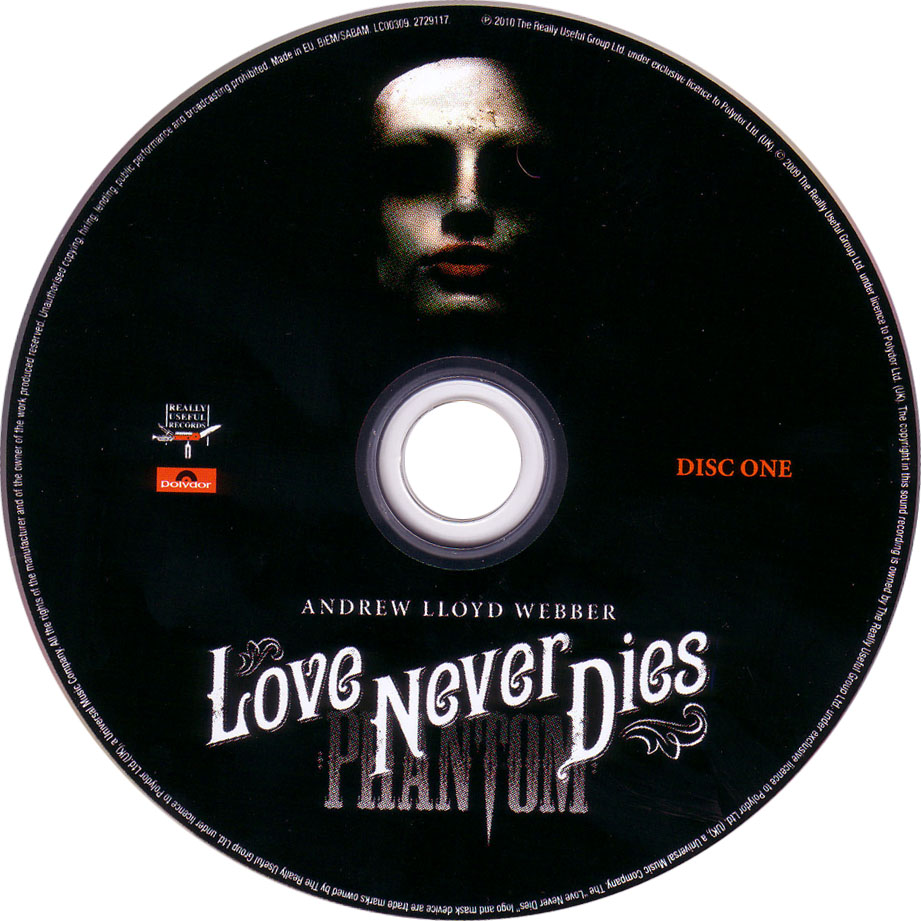 Cartula Cd1 de Andrew Lloyd Webber - Love Never Dies