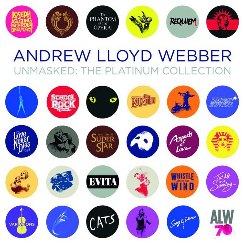 Cartula Frontal de Andrew Lloyd Webber - Unmasked: The Platinum Collection