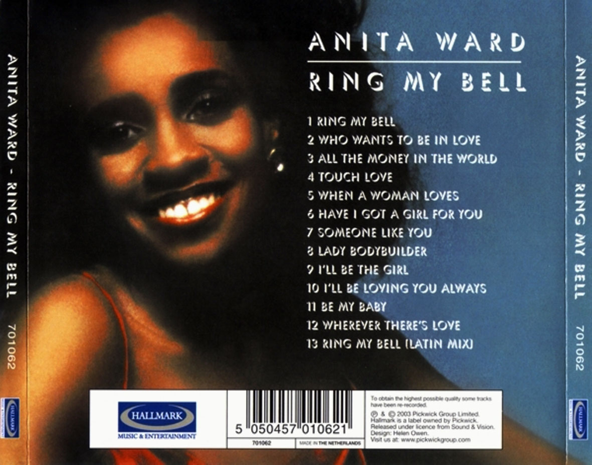 Cartula Trasera de Anita Ward - Ring My Bell (2003)