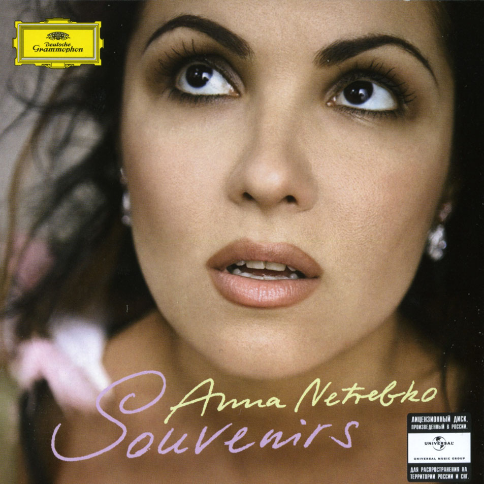 Cartula Frontal de Anna Netrebko - Souvenirs