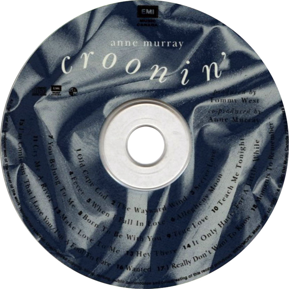 Cartula Cd de Anne Murray - Croonin'