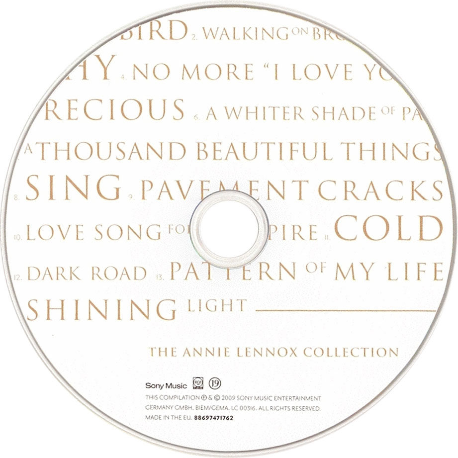 Cartula Cd de Annie Lennox - The Annie Lennox Collection