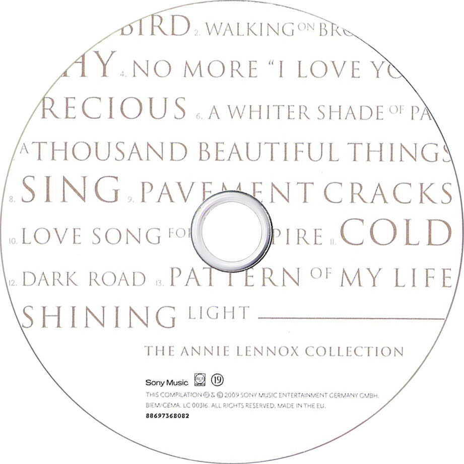 Cartula Cd1 de Annie Lennox - The Annie Lennox Collection (Limited Edition)