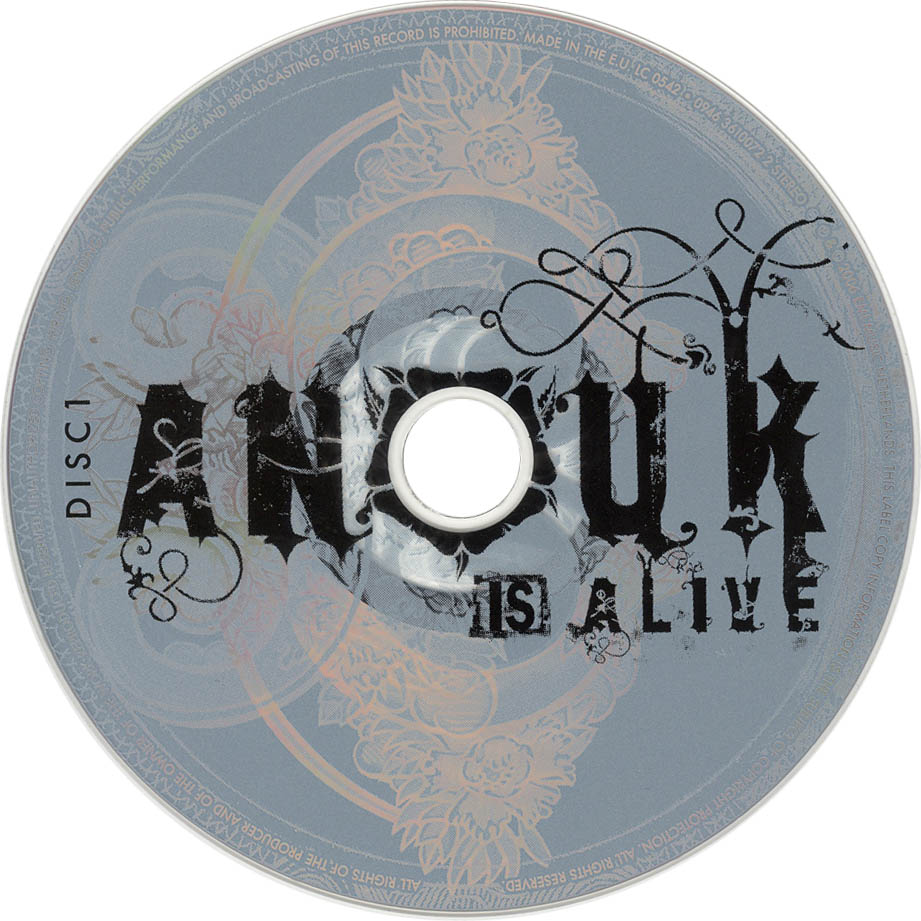 Cartula Cd1 de Anouk - Anouk Is Alive