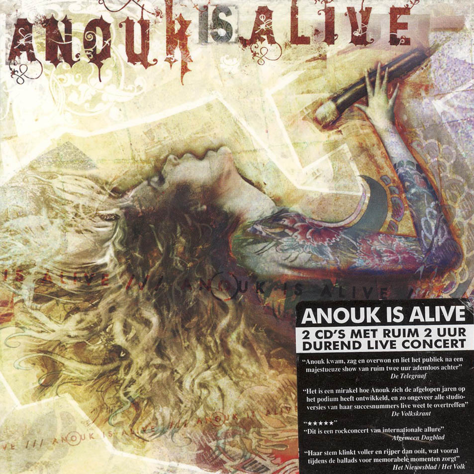 Cartula Frontal de Anouk - Anouk Is Alive