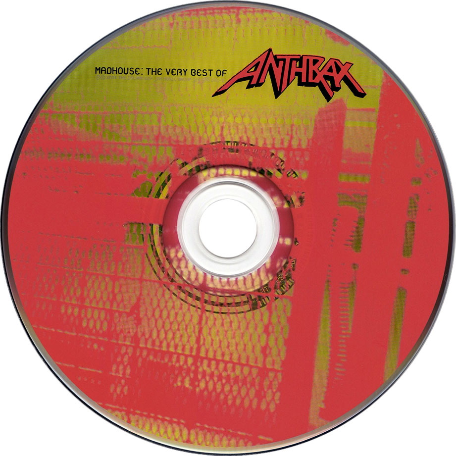 Cartula Cd de Anthrax - Madhouse: The Very Best Of Anthrax