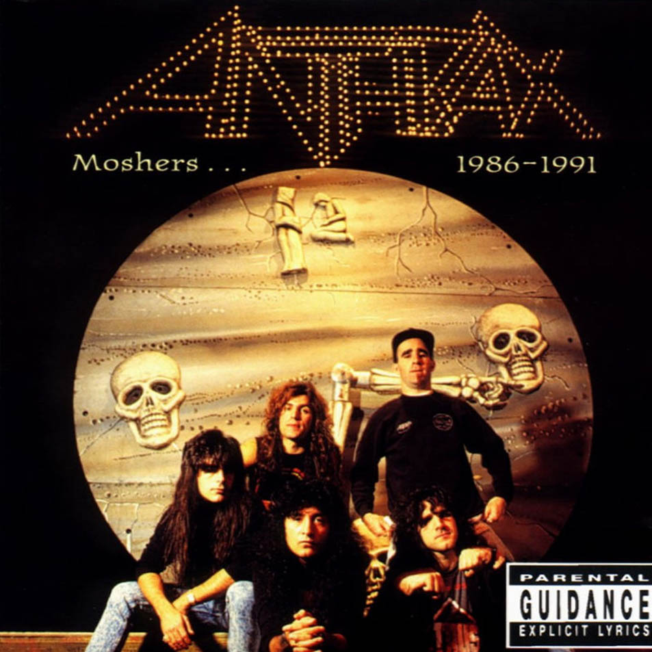 Cartula Frontal de Anthrax - Moshers... 1986-1991