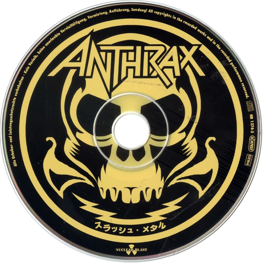 Cartula Cd de Anthrax - The Greater Of Two Evils
