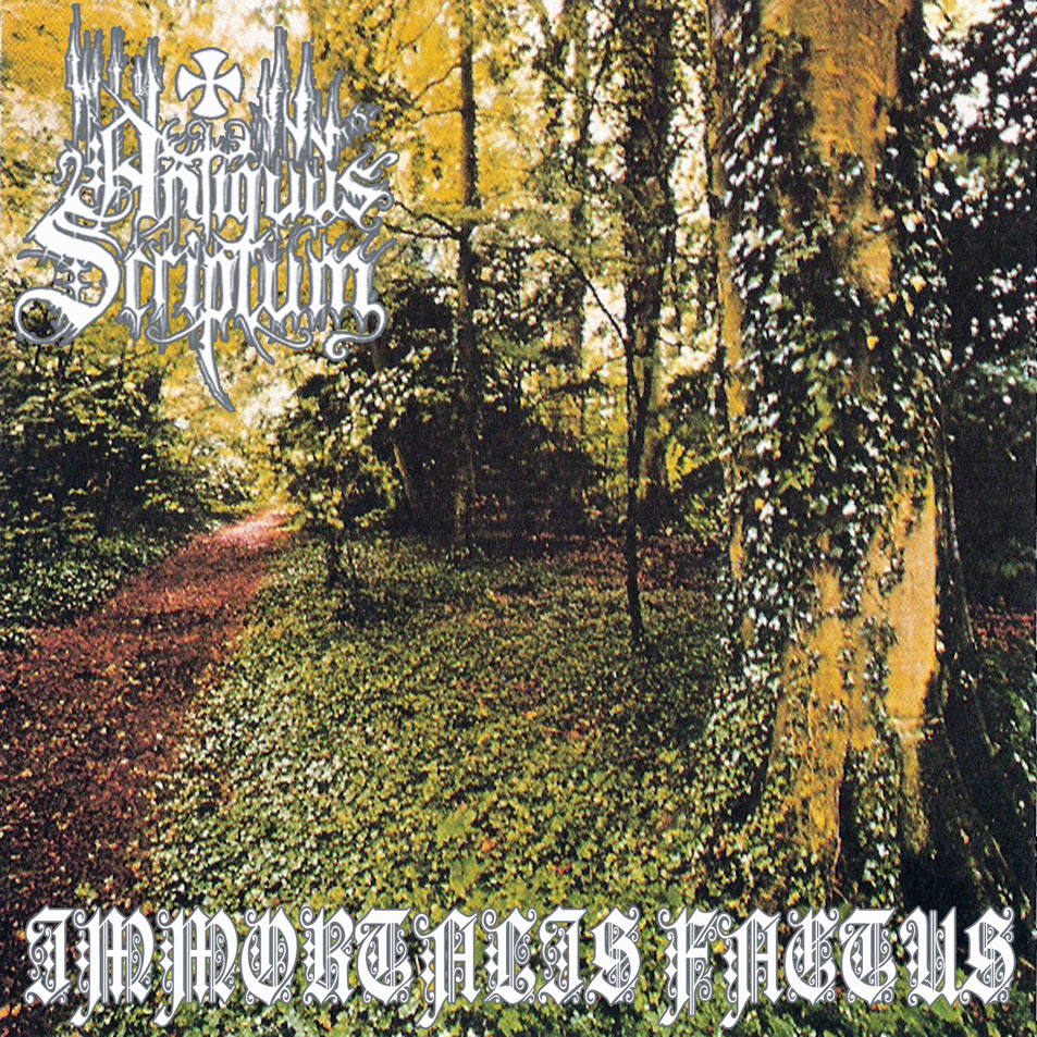 Cartula Frontal de Antiquus Scriptum - Immortalis Factus