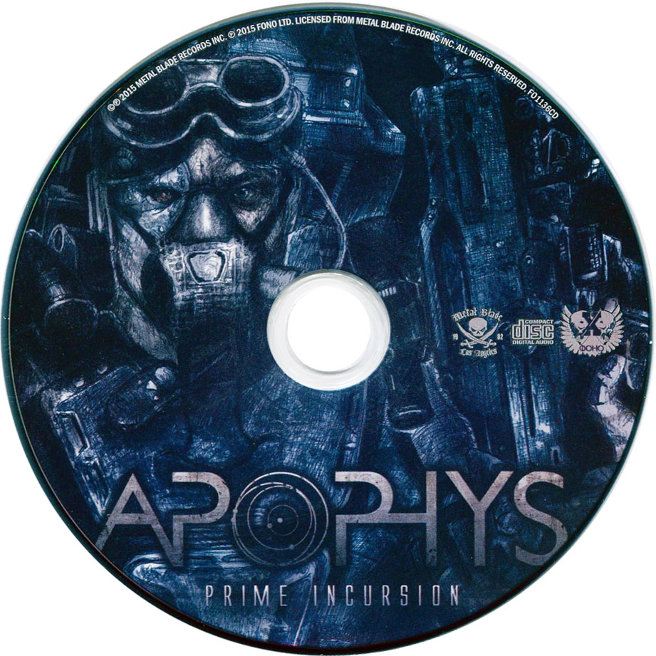 Cartula Cd de Apophys - Prime Incursion