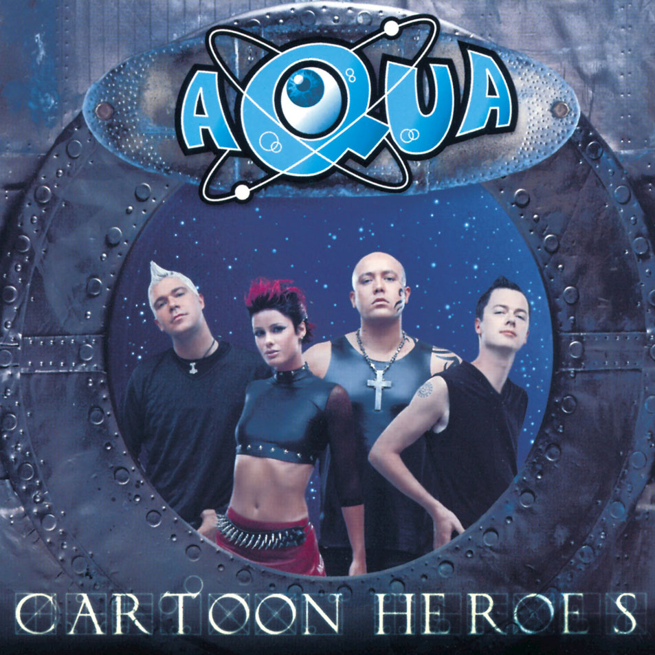 Cartula Frontal de Aqua - Cartoon Heroes (Cd Single)