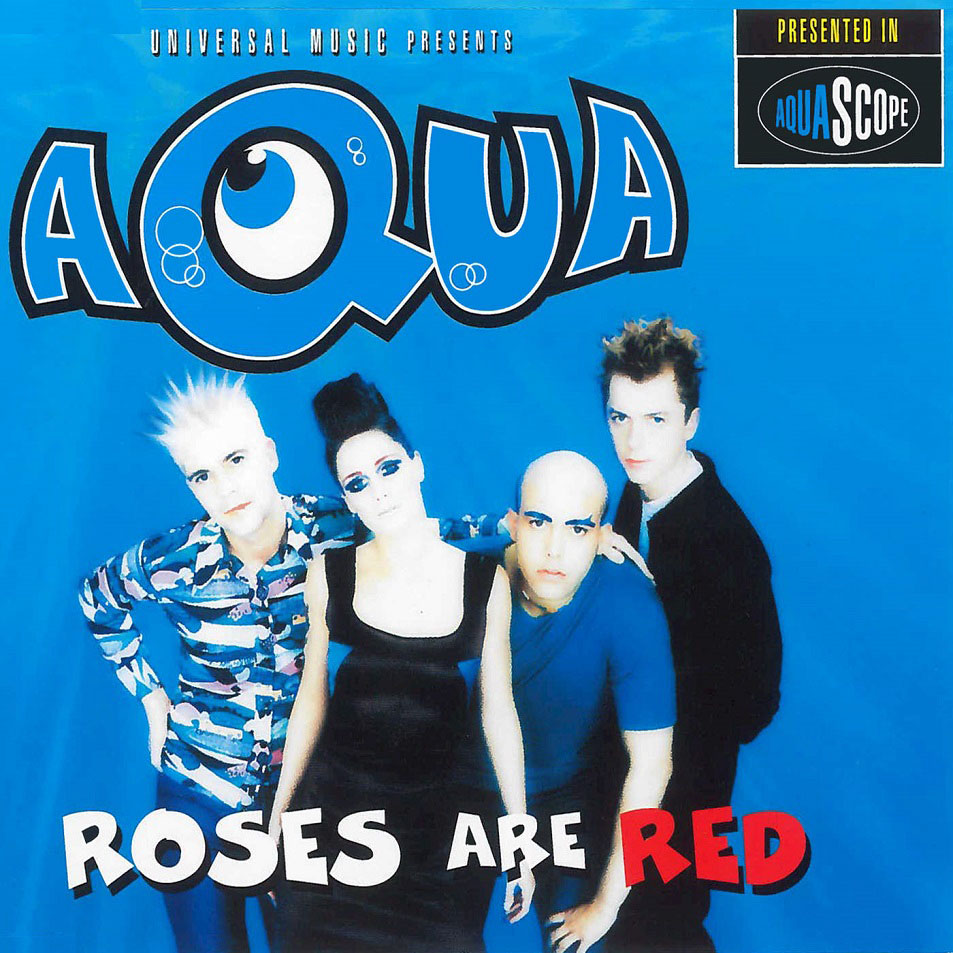 Cartula Frontal de Aqua - Roses Are Red (Cd Single)