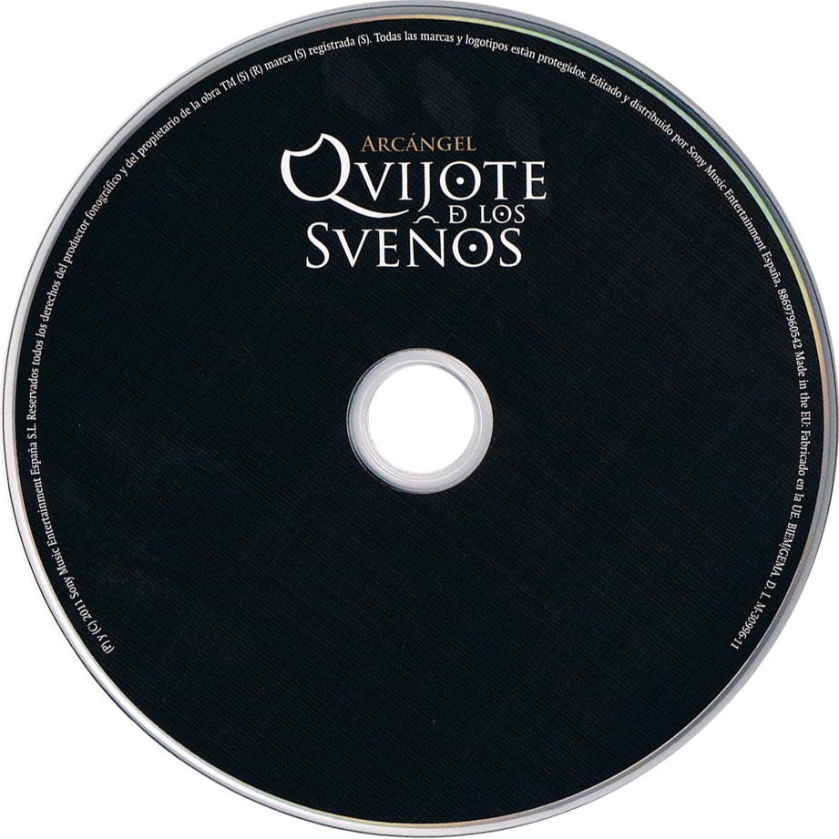 Cartula Cd de Arcangel (Espaa) - Quijote De Los Sueos