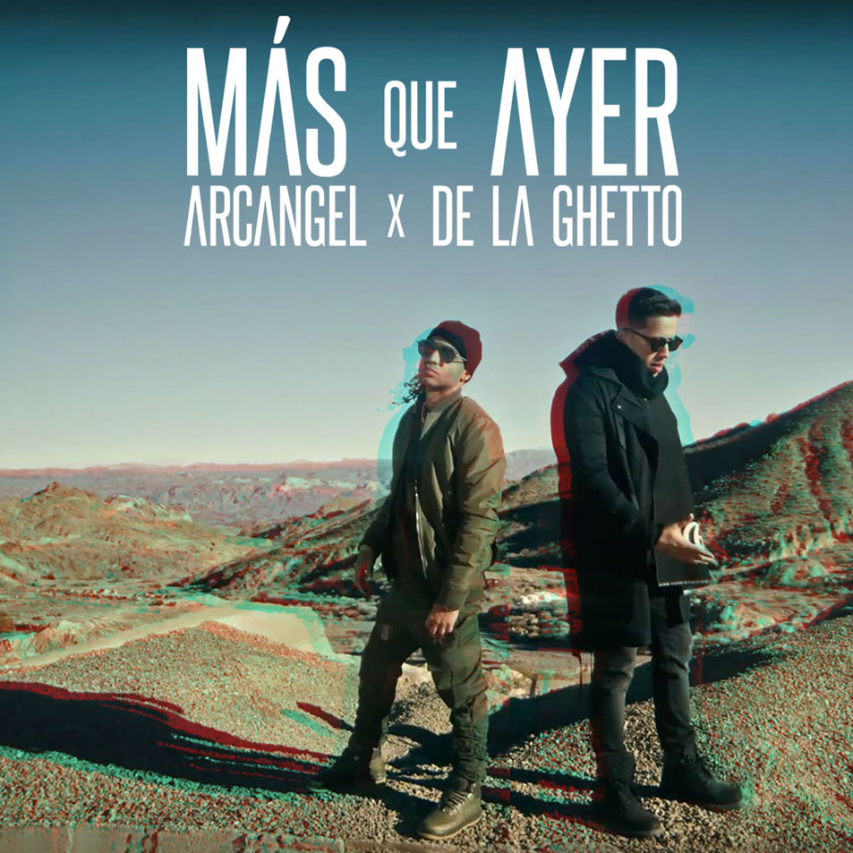 Cartula Frontal de Arcangel & De La Ghetto - Mas Que Ayer (Cd Single)