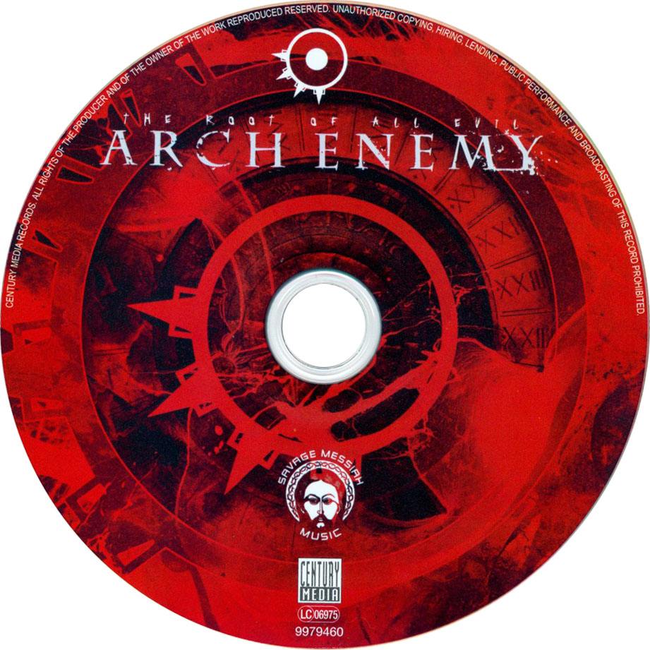 Cartula Cd de Arch Enemy - The Root Of All Evil
