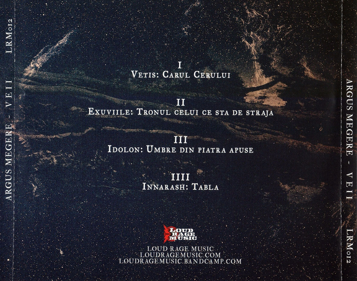 Cartula Trasera de Argus Megere - Veii
