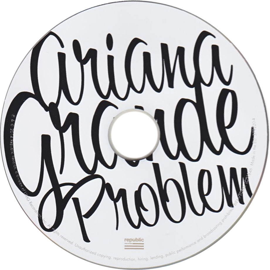 Cartula Cd de Ariana Grande - Problem (Featuring Iggy Azalea) (Cd Single)