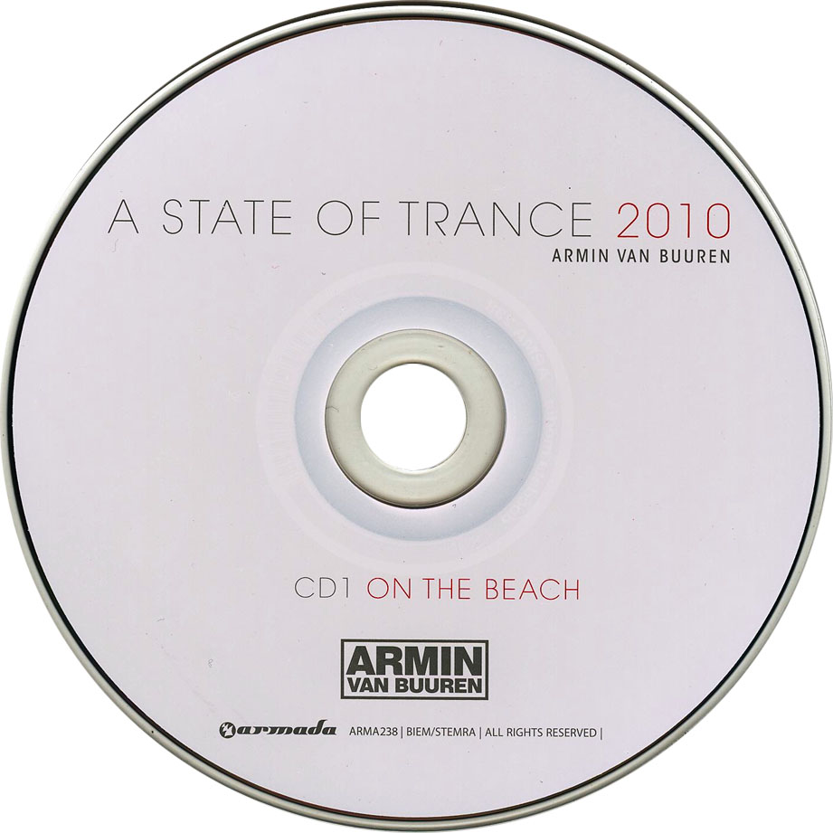 Cartula Cd1 de Armin Van Buuren - A State Of Trance 2010