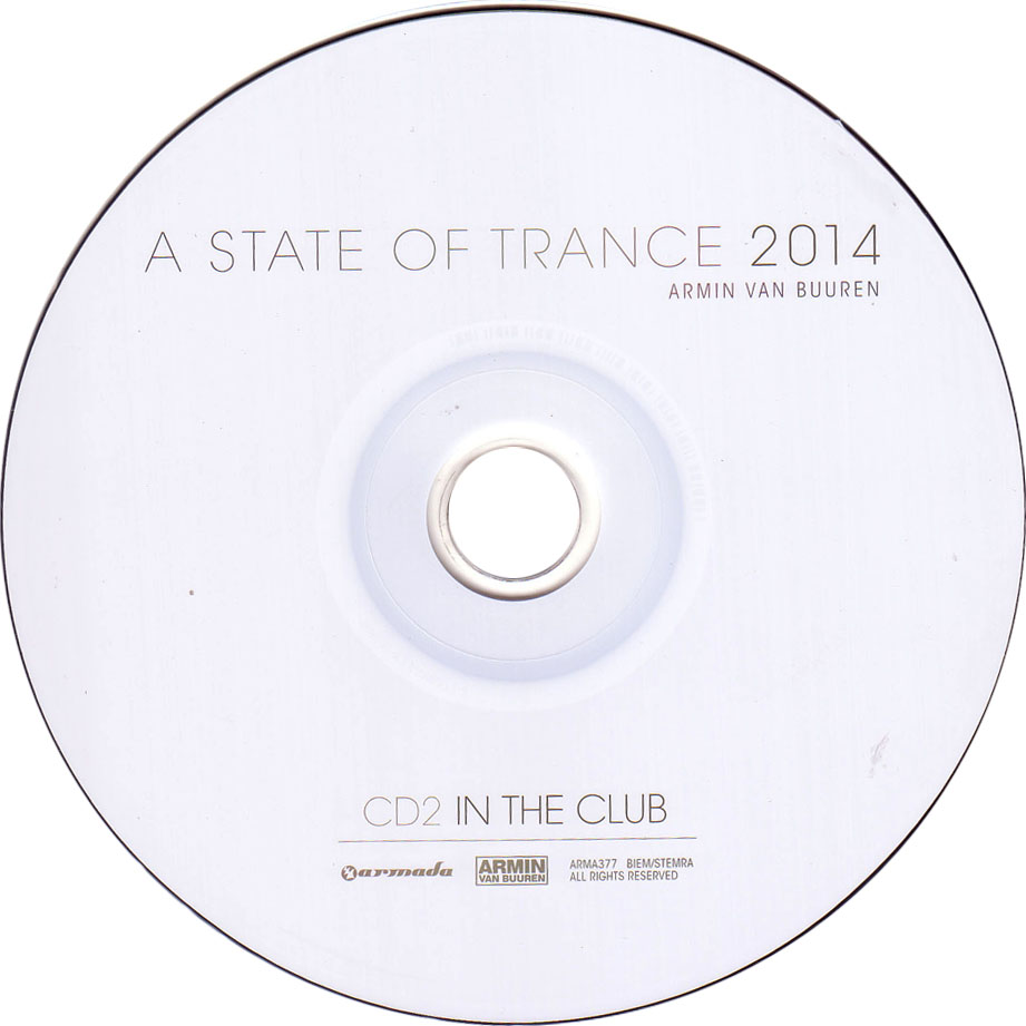 Cartula Cd2 de Armin Van Buuren - A State Of Trance 2014