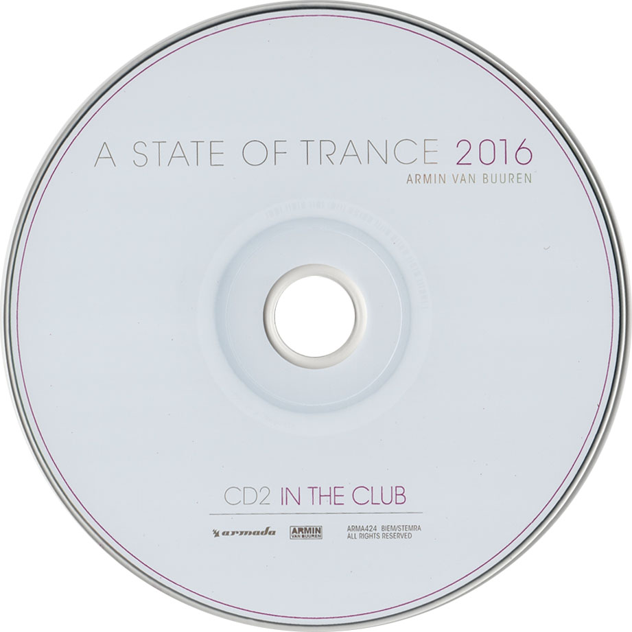 Cartula Cd2 de Armin Van Buuren - A State Of Trance 2016