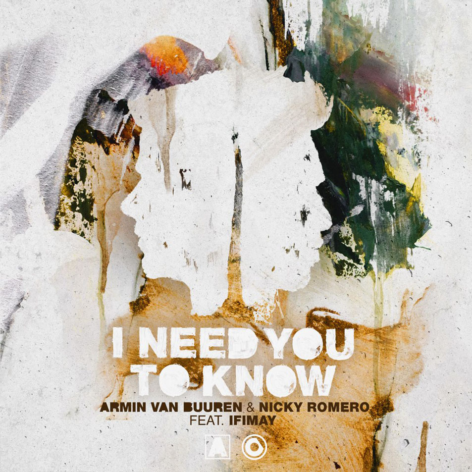 Cartula Frontal de Armin Van Buuren - I Need You To Know (Featuring Nicky Romero & Ifimay) (Cd Single)