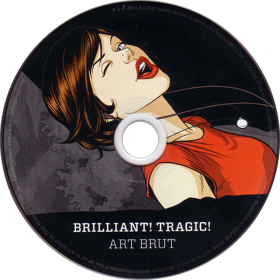 Cartula Cd de Art Brut - Brilliant! Tragic!