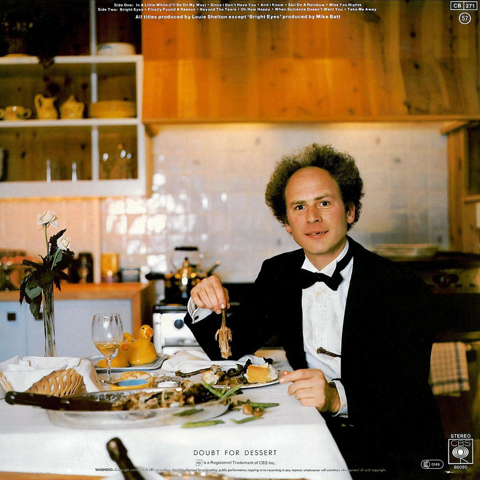 Cartula Interior Frontal de Art Garfunkel - Fate For Breakfast
