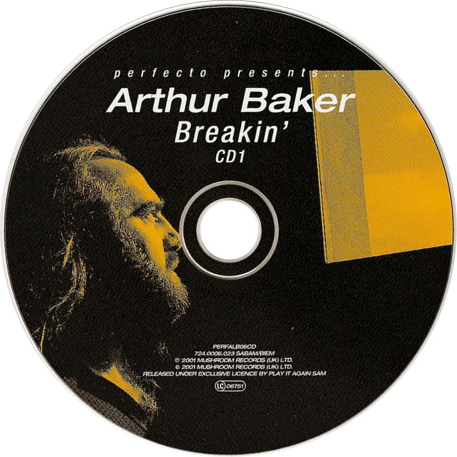 Cartula Cd1 de Arthur Baker - Breakin'