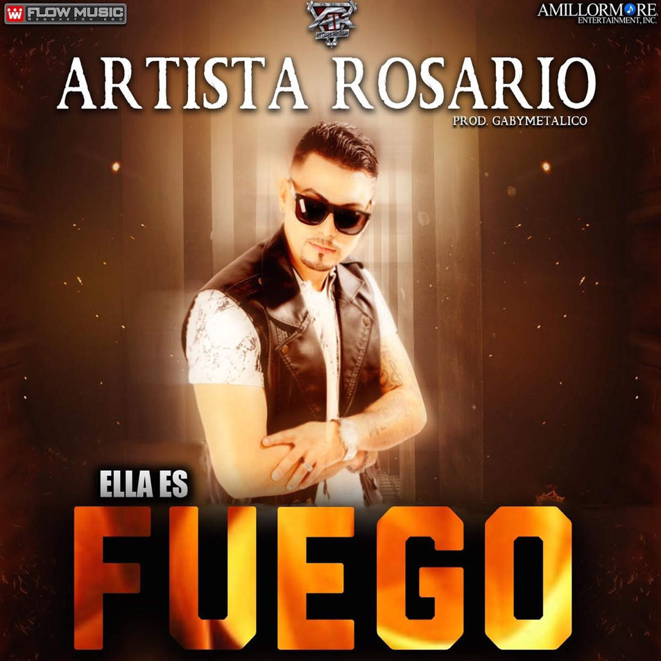 Cartula Frontal de Artista Rosario - Ella Es Fuego (Cd Single)
